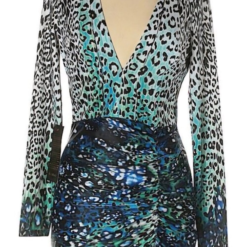 New Bebe Animal Print Party/Cocktail Dress